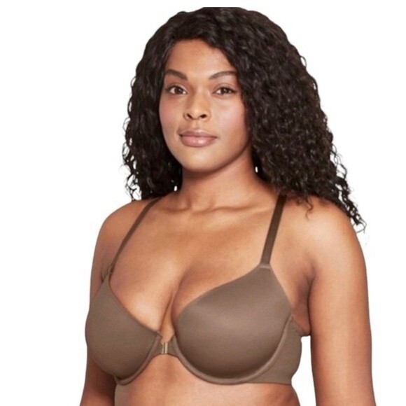Auden The Ace Demi Racerback Bra Cocoa - Size 34C - Picture 1 of 6